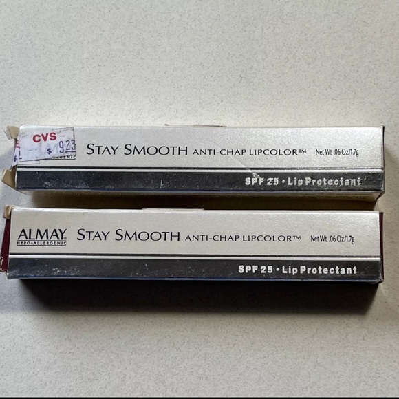 2x ALMAY Stay Smooth Anti-Chap Lipcolor with SPF 25 - Lip Protectant #30 BROWNIE - Picture 2 of 7